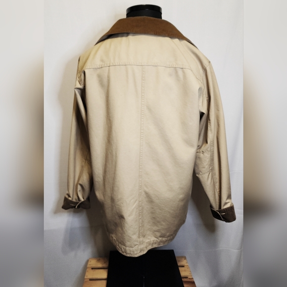 Mint 2BN cond (L) Women's L.L.Bean Lined button front jacket + cord trim accents - Picture 9 of 14